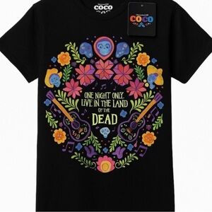 Disney Black Coco Graphic Tee